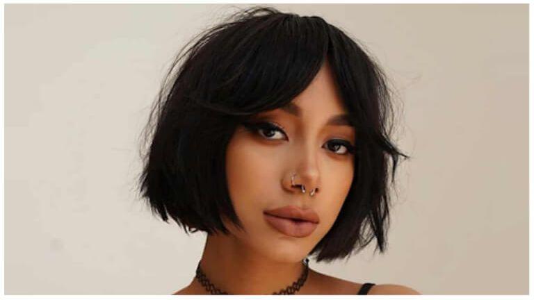 curtain bangs short hair