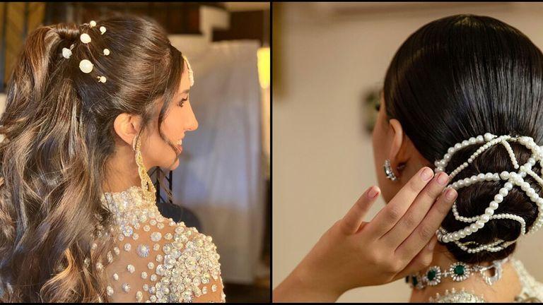 long hair open hairstyles with lehenga