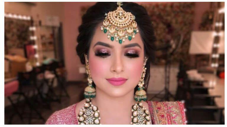 Pink Makeup Look for engagement