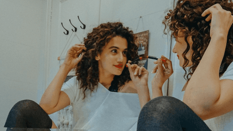 curly hairstyle for short hair