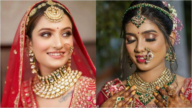 Maharashtrian bridal makeup look 